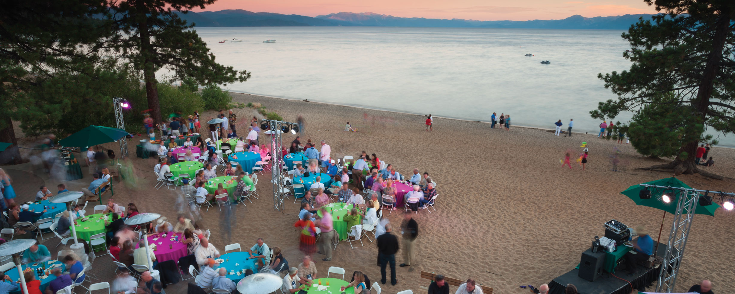 Outdoor event at North Tahoe Event Center