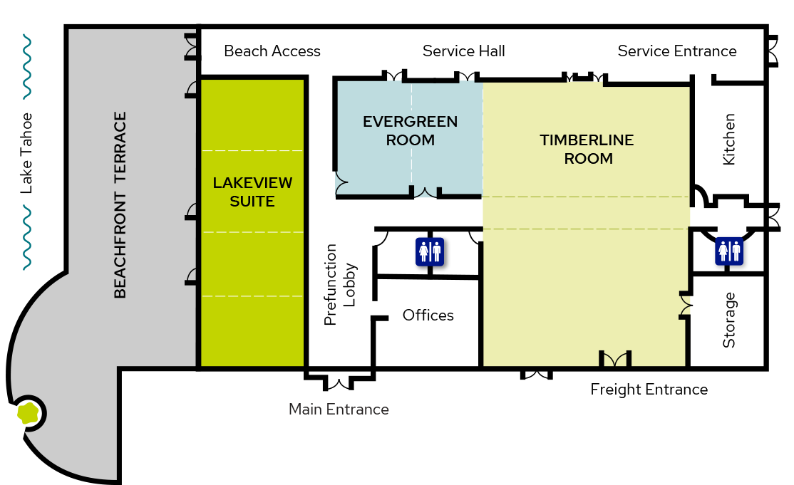North Tahoe Event Center floor plan