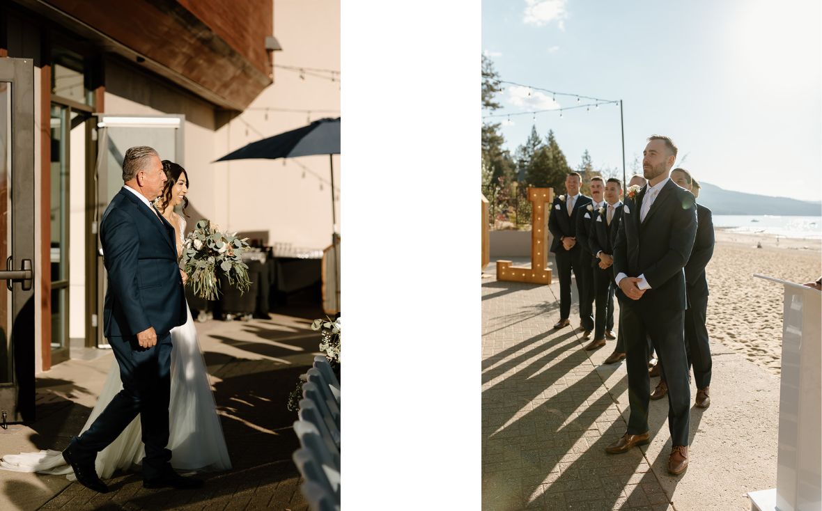 Ceremony wedding photography in Lake Tahoe