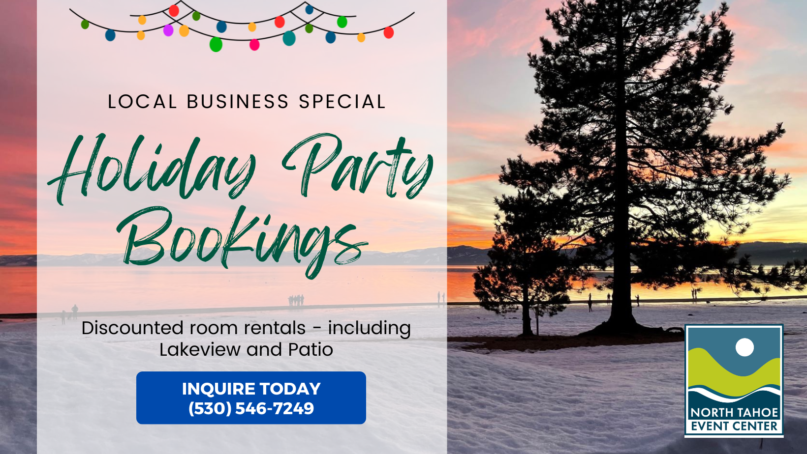 holiday party bookings