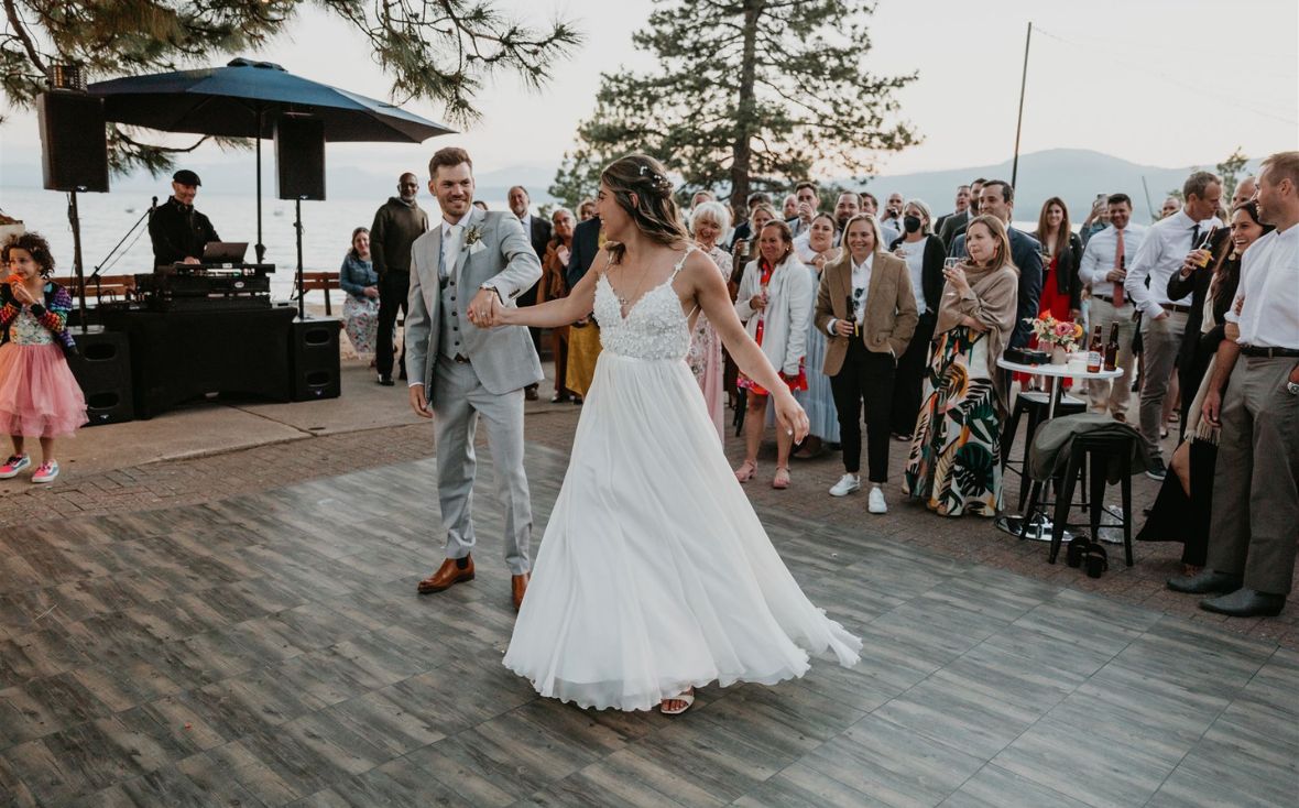 DJ for a wedding in Lake Tahoe