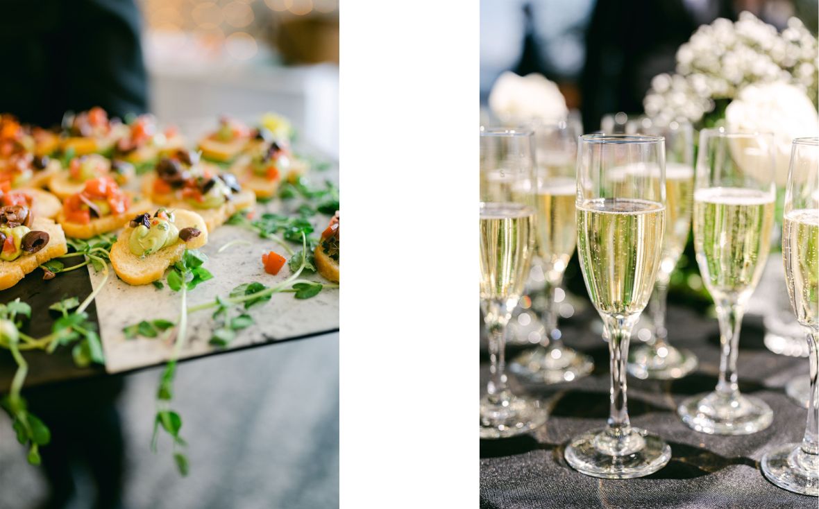 Morning wedding food and drink ideas