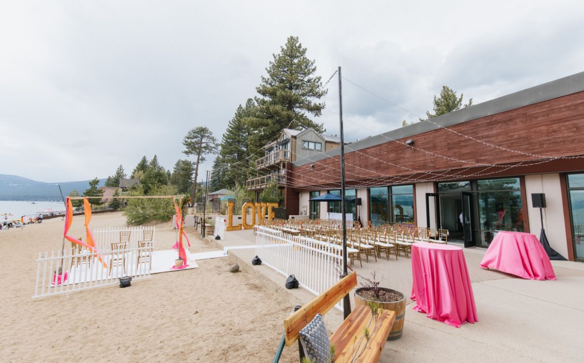Pre-wedding celebration Lake Tahoe wedding venue