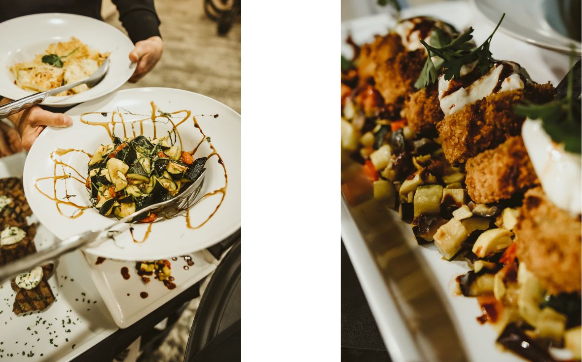 Lake Tahoe reception venue, Lake Tahoe wedding reception food and drink pairings