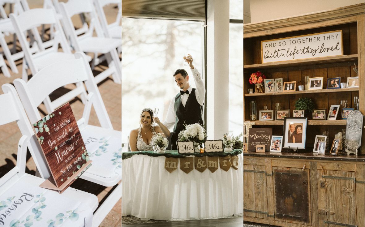 Remembering loved ones at wedding