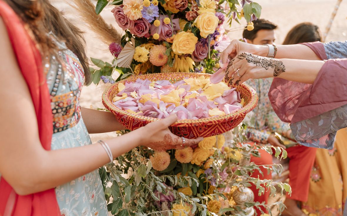 Lake Tahoe Floral Wedding Decorations
