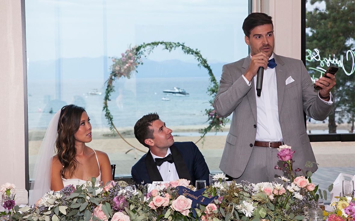 Affordable small wedding venue in Lake Tahoe for a Lake Tahoe micro wedding