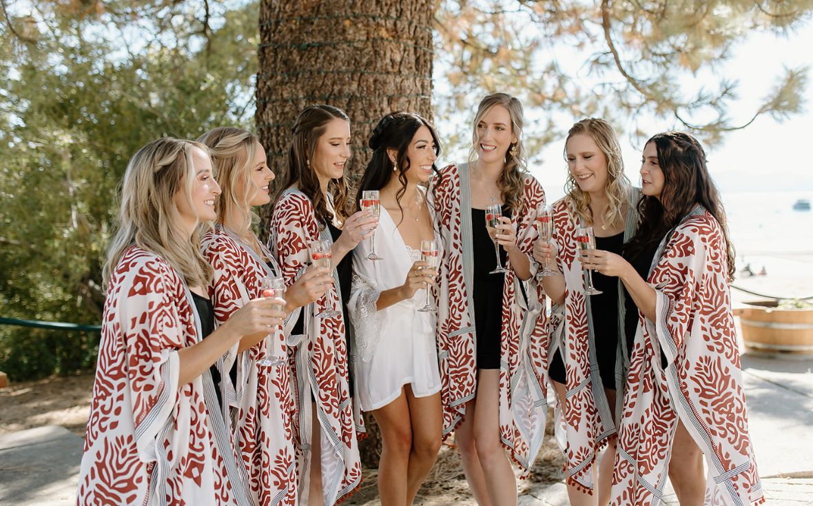 Simple wedding schedule Lake Tahoe