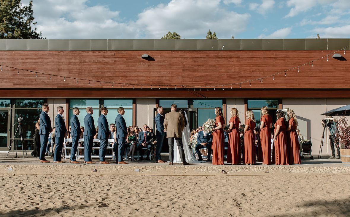 North Lake Tahoe wedding venue on the lake