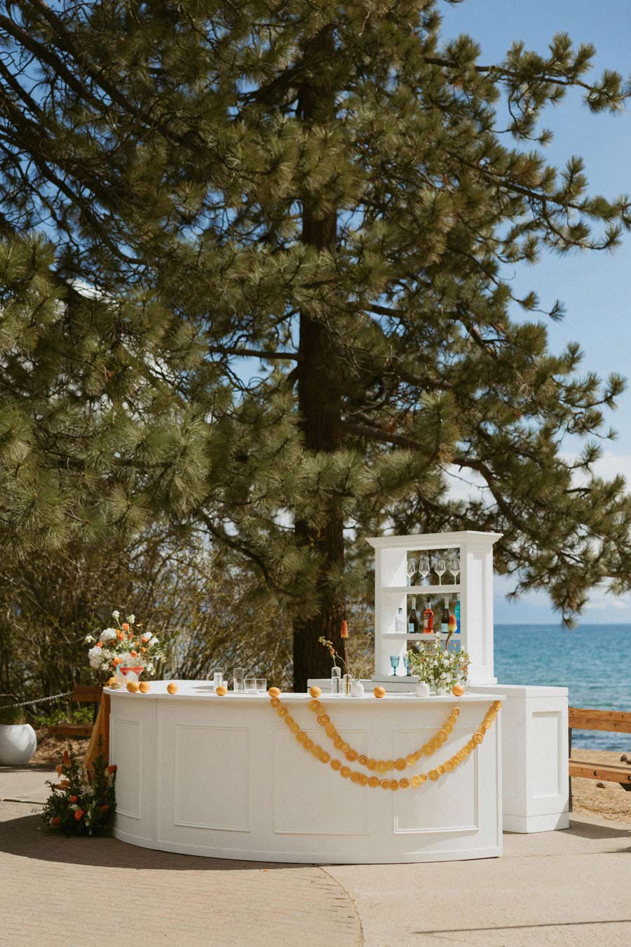 Reception bar at North Tahoe Event Center