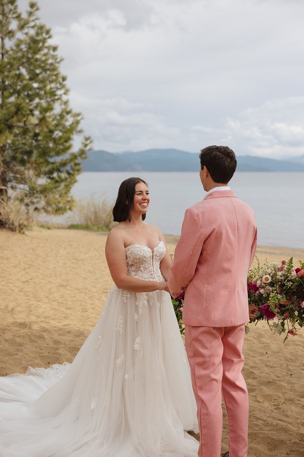 Bride and groom at North Tahoe Event Center
