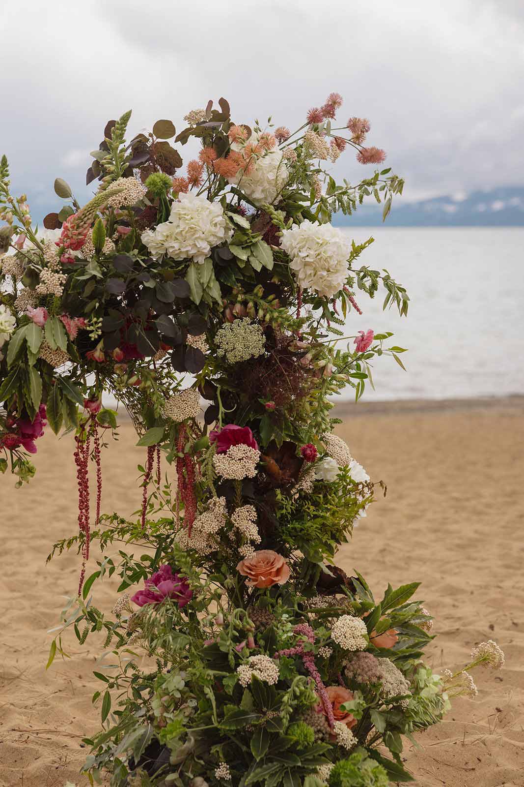 Wedding flowers at North Tahoe Event Center